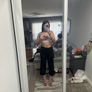 J. Crew Elegant Black Trousers